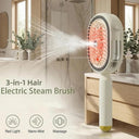 SleekGlide rechargeable hair straightener brush