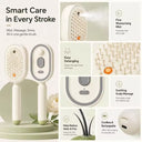 SleekGlide™ Rechargeable Hair Smoothen Brush with Detangling Comb