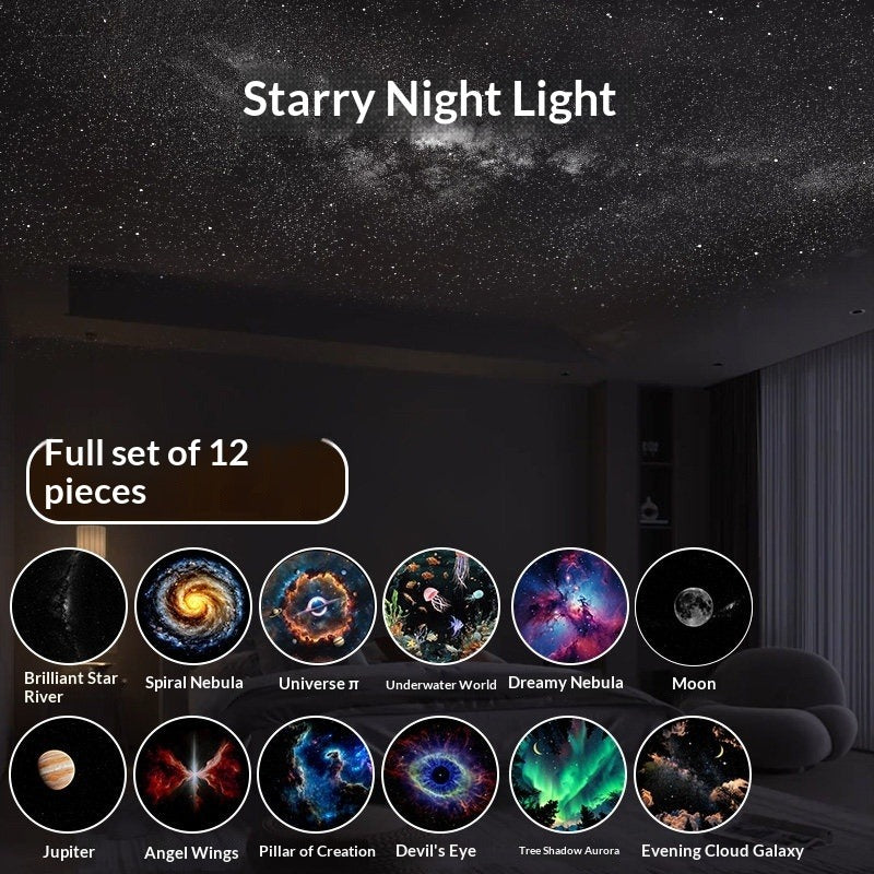 GlowCast Nova 2-in-1 Galaxy Projector & Night Light